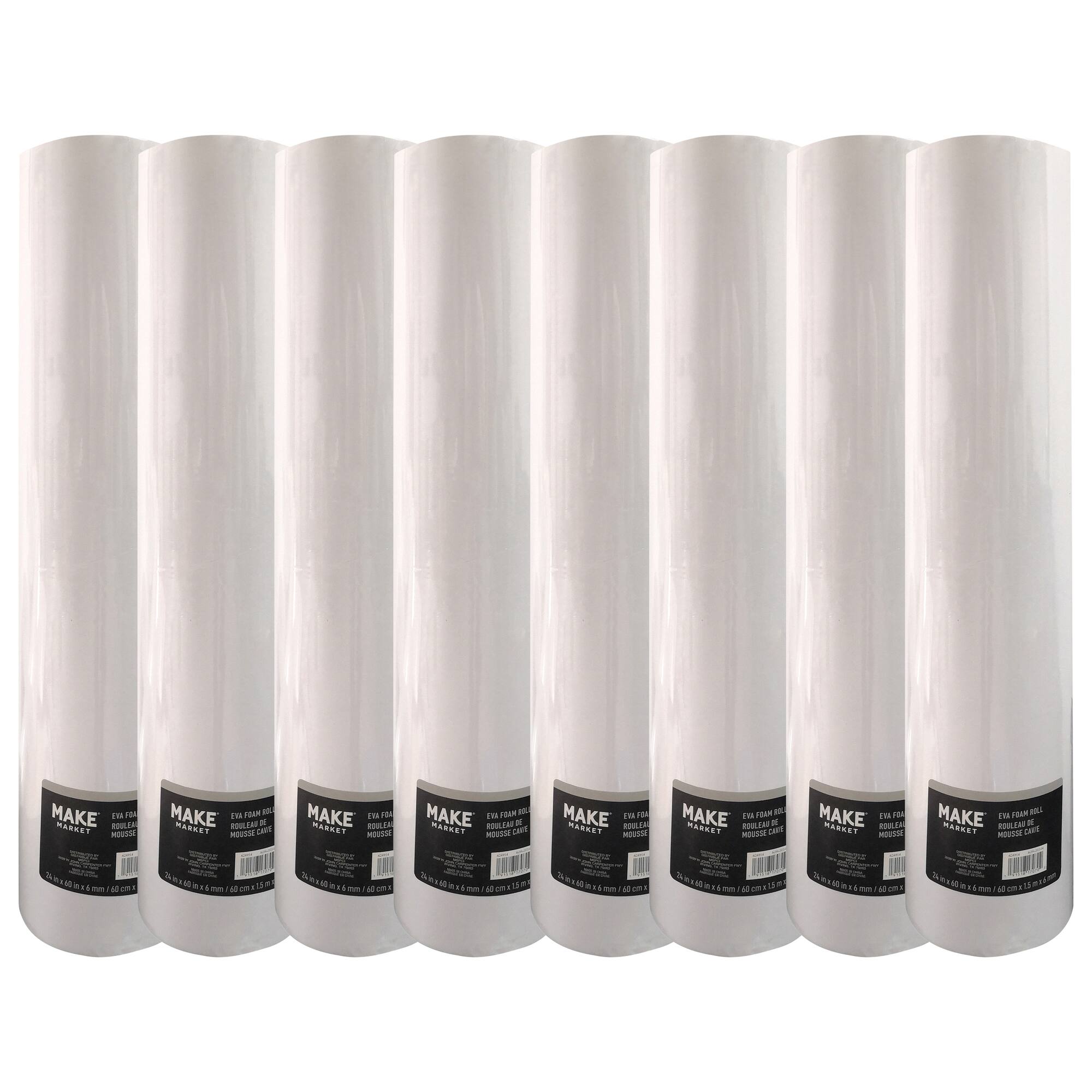 8 Pack: 6mm EVA Foam Roll by Make Market®